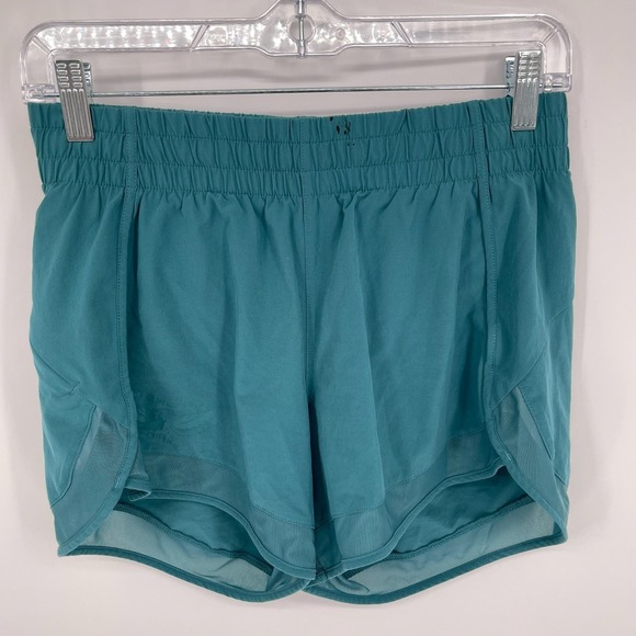 Athleta Pants - Athleta Women's‎ Blue Lined Stretch Mesh Racer 4" Workout Running Shorts Size XS